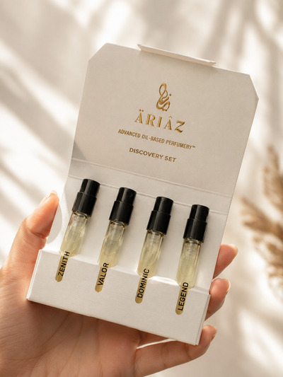ARIAZ Discovery Set for Him— Signature Mini Collection (4×2ml)